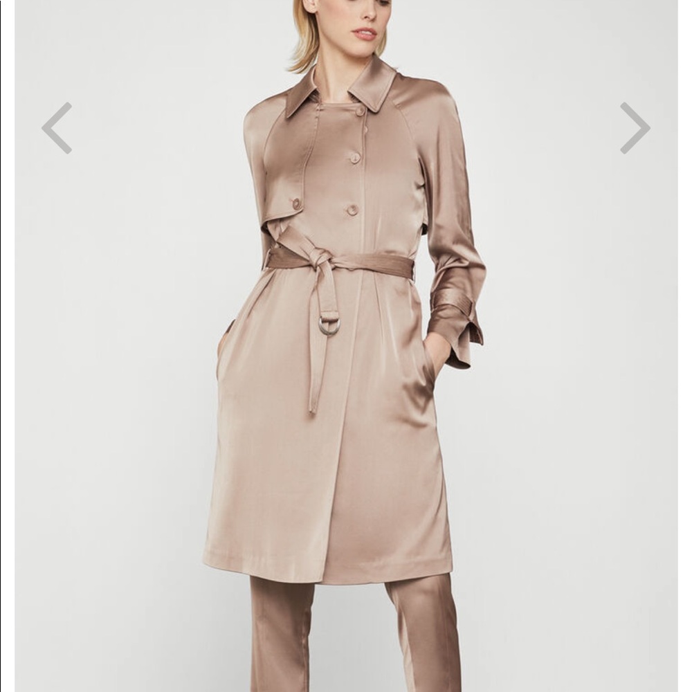 BCBGMAXAZRIA Belted Trench Coat